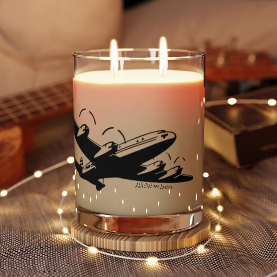 Vintage Lockheed Constellation Candle by Seventh Avenue Apothecary