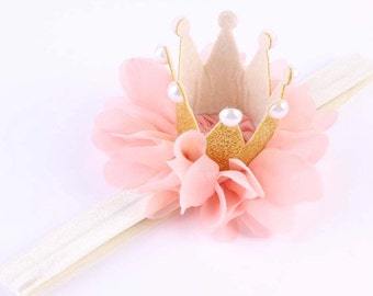 Crown, Crown Headband, Baby Crown, Princess Headband, Gold Crown, Gold Crown Headband, Gold Princess Headband