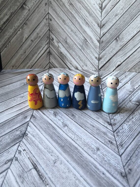 multicultural peg dolls