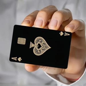 Apparence de carte de crédit de poker