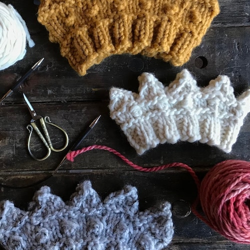 KNITTING PATTERN Easy and Quick Knit Crown Headband Ear Etsy