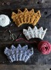 KNITTING PATTERN : Easy and Quick Knit Crown Headband Ear Warmers with BONUS Baby Crown Head Warmer Pattern added! 