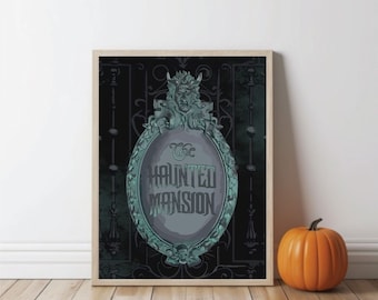 Eight (PRINTS Only) Haunted Mansion Family Portraits From the