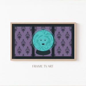 Haunted Mansion Madame Leota Samsung Frame TV Art Disneyland Halloween Decor | Fun Home Decor Spooky Art Display | Instant Digital Download