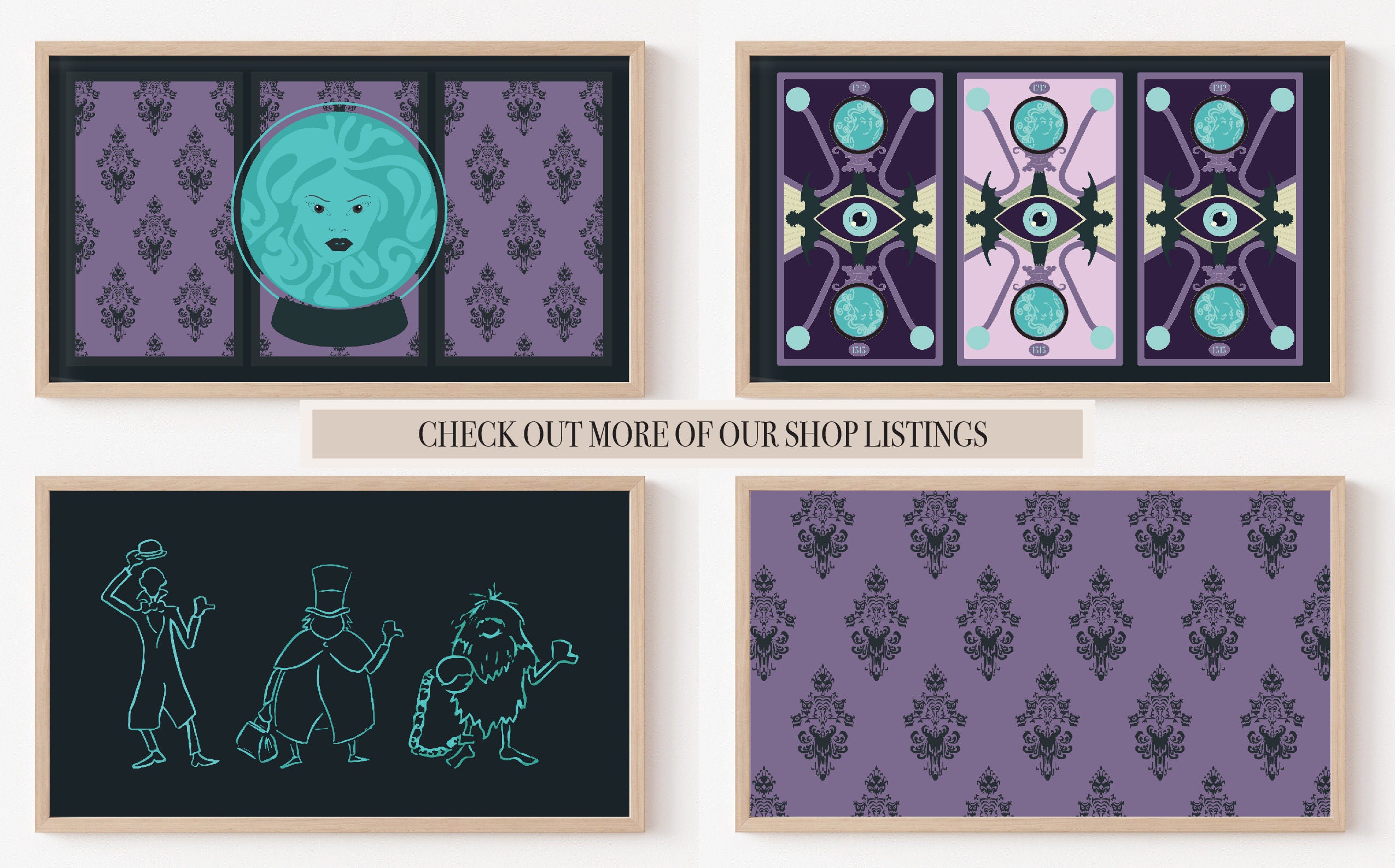 Haunted Mansion Digital Art L Printable Wall Art L Halloween - Etsy
