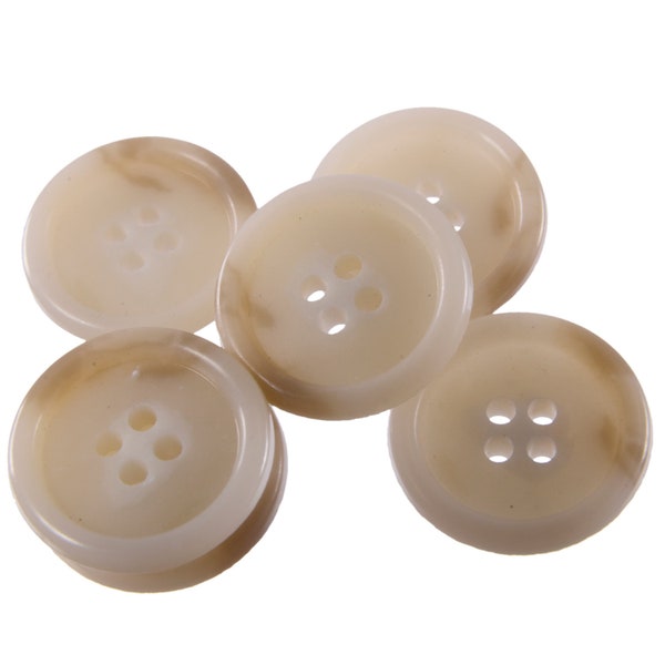 Urea Resin Suiting Buttons - 20Line(12mm) - 24Line(15mm) - 28L(18mm) - 32Line(20mm) - 36Line(22mm) - 40Line(25mm) - 10 Colors Available