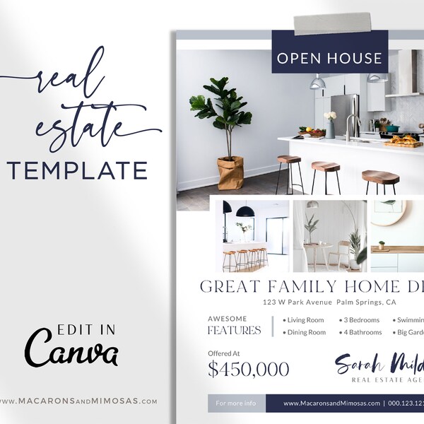 House for Sale Listing Sheet Etsy