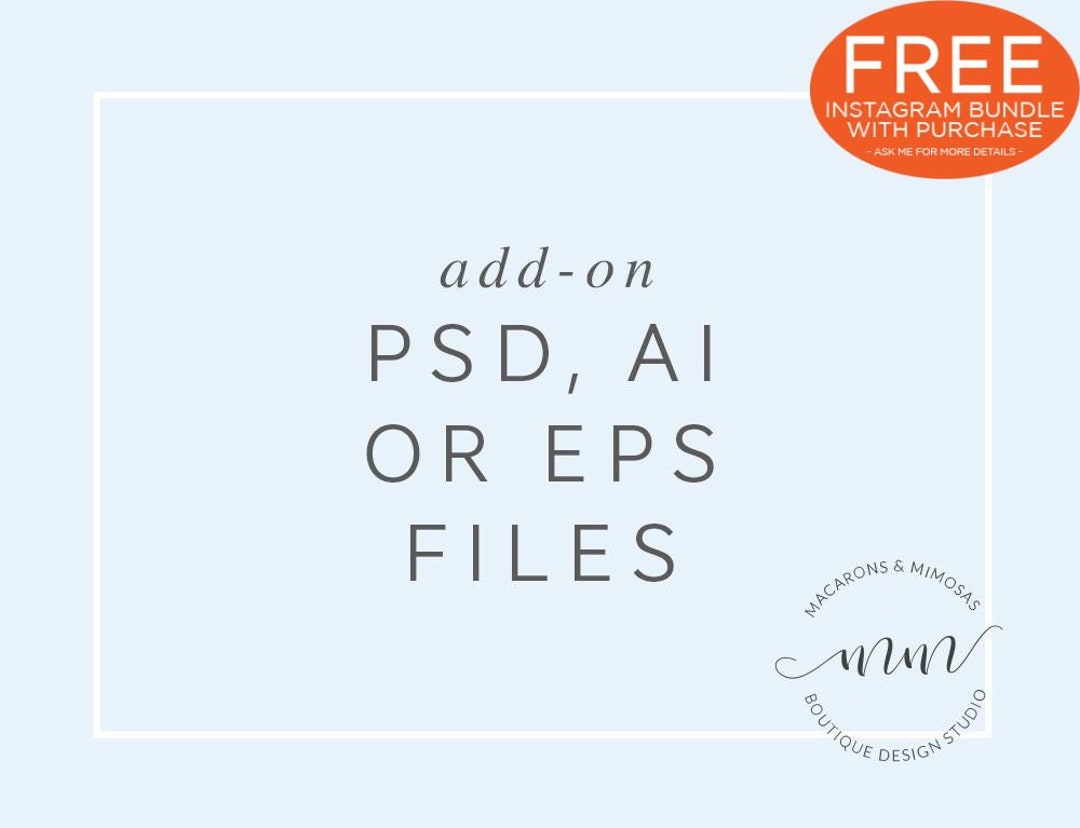 Psd Ai Or Eps Logo Files Add On Premade Branding Kit Etsy Psd Ai Or Eps Logo Files Add On Premade Branding Kit Etsy