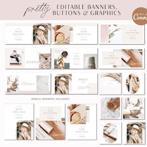 Shopify Theme Template, Minimal Shopify Website & Store Banner, Shopify 2.0 Boutique Design, Website Design, Luxe White Shopify Theme SJ01 image 5