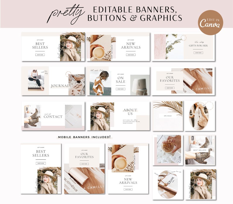 Shopify Theme Template, Minimal Shopify Website & Store Banner, Shopify 2.0 Boutique Design, Website Design, Luxe White Shopify Theme SJ01 image 5