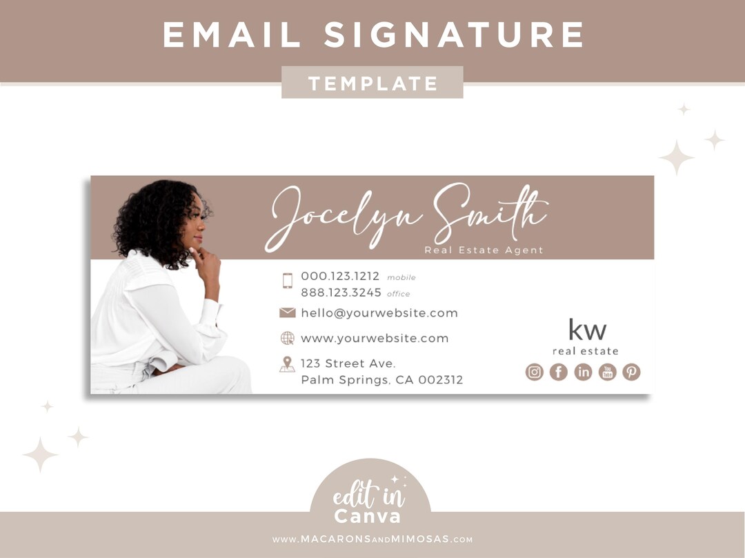 maily: stylish email template for premium... Luxury Email Template Design Editable in Canva to Style Your Emails ...