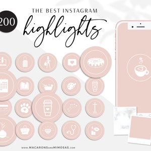 Instagram Story Highlight Icons Instagram Story Covers - Etsy