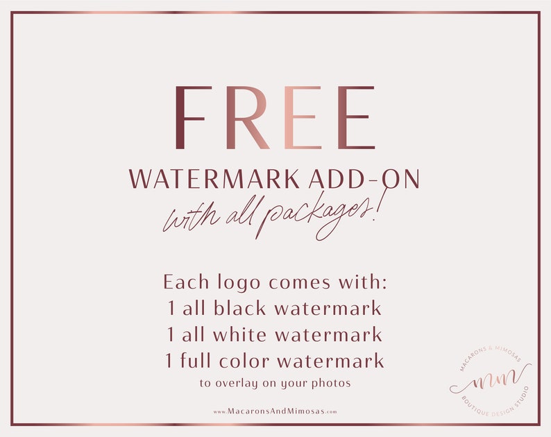 Logos & Branding Package Branding Kit Logo Design Photography Etsy