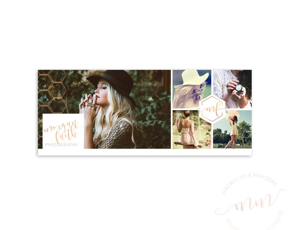 sale photography collage facebook cover rose gold social etsy facebook cover collage