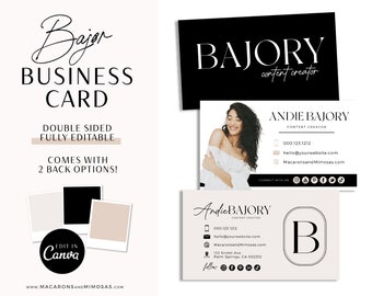 Real Estate Business Cards Canva Template, Digital Download Business Card Design, Electronic Realtor Business Card for Real Estate Coach B01