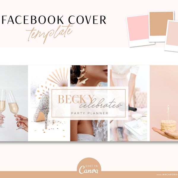 SALE! Canva Facebook Cover, Photography Timeline Template, Website Blog Header Photographer Collage, Real Estate Agent Social Media banner