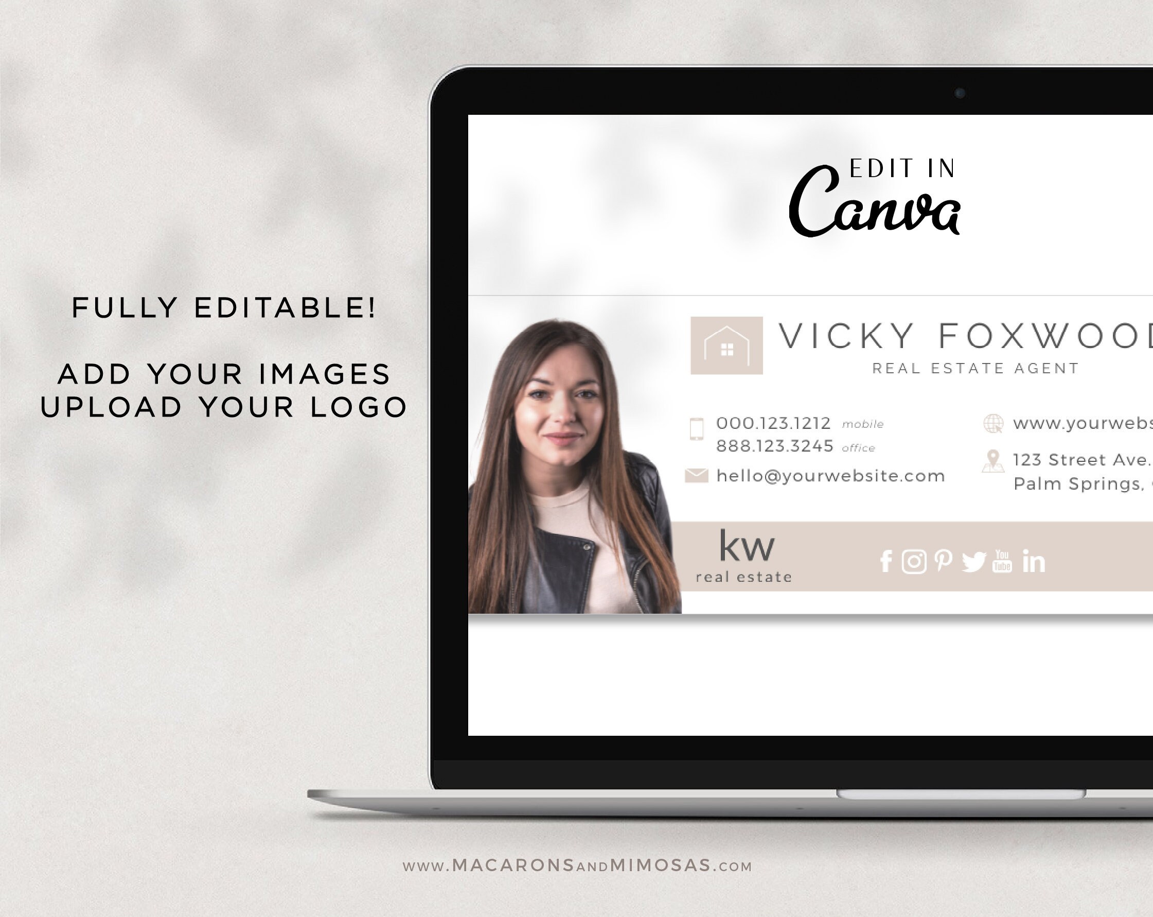 Email Signature Design Logo Template Best Seller Interior - Etsy