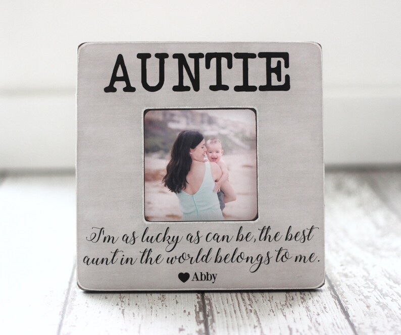 Aunt Auntie Personalized Gift Picture Frame 'I'm As Etsy