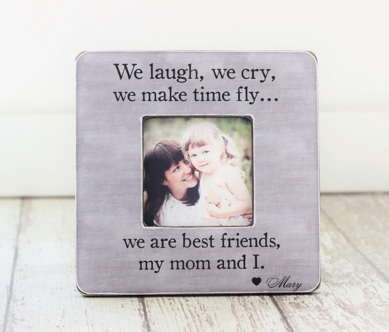 Mom Gift Best Friend Mother Daughter Picture Frame Personalized