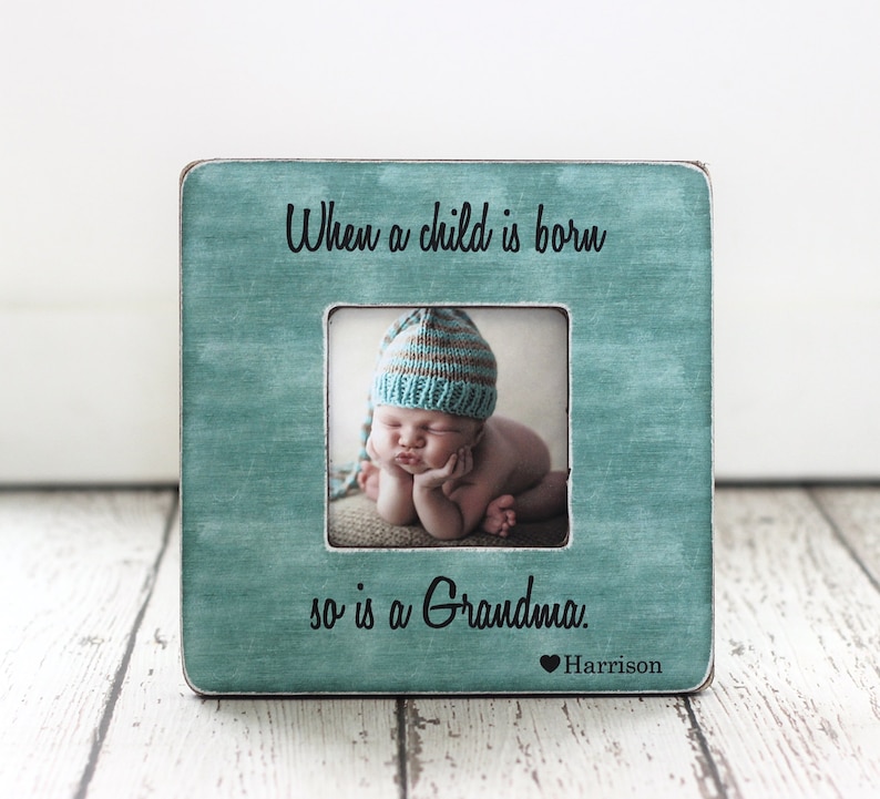 Grandma Gift When a Child is Born so is a Grandma Personalized Etsy