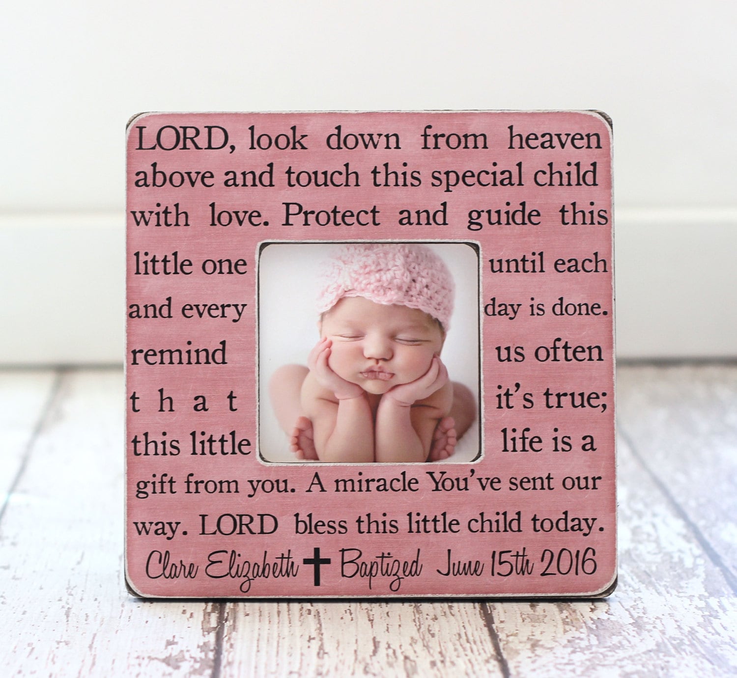 Baby Baptism Gift Girl Art Gift For Goddaughter Baby Girl Baptism Art