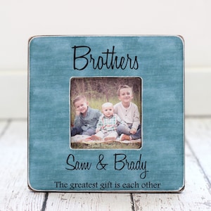 Brothers Picture Frame GIFT Personalized Brothers Frame Best Man Best Friends Groomsman