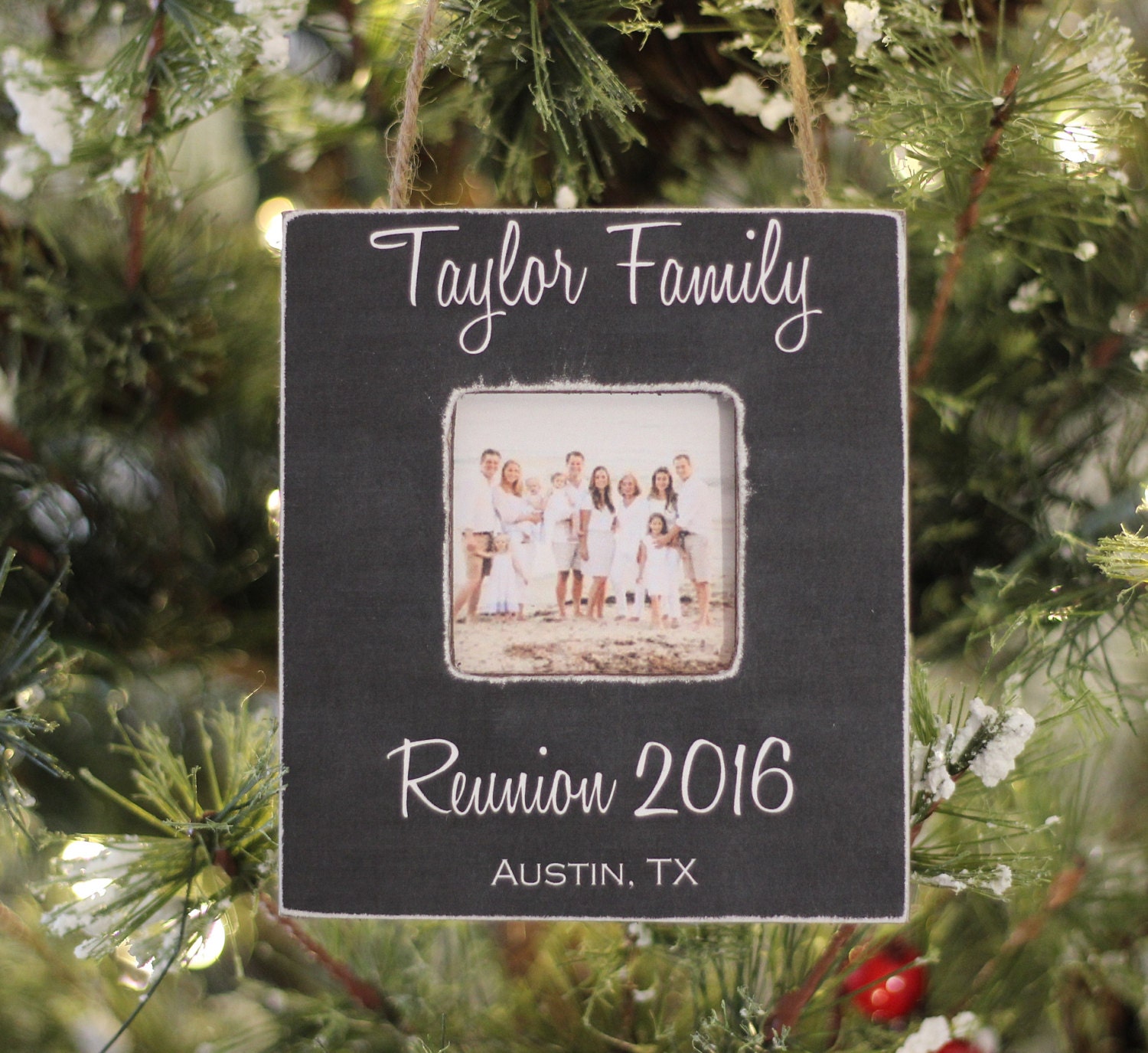 Family Reunion Ornament Christmas GIFT Personalized Christmas Etsy