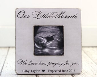 Expecting Pregnant Personalized Picture Frame, GIFT, Ultrasound Frame, Pregnancy Announcement, Expecting