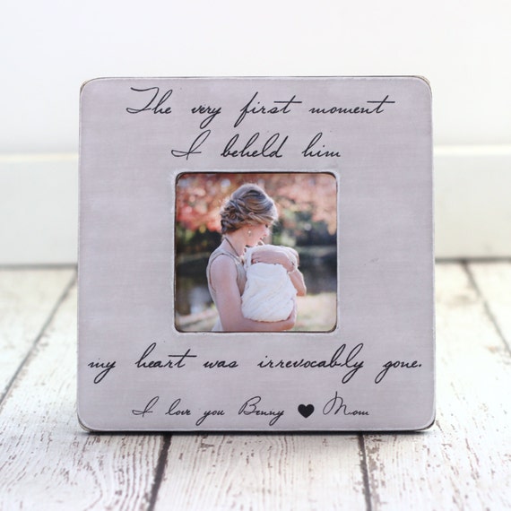 Gift for Mom of Baby Boy Gift for Son Personalized Picture Etsy