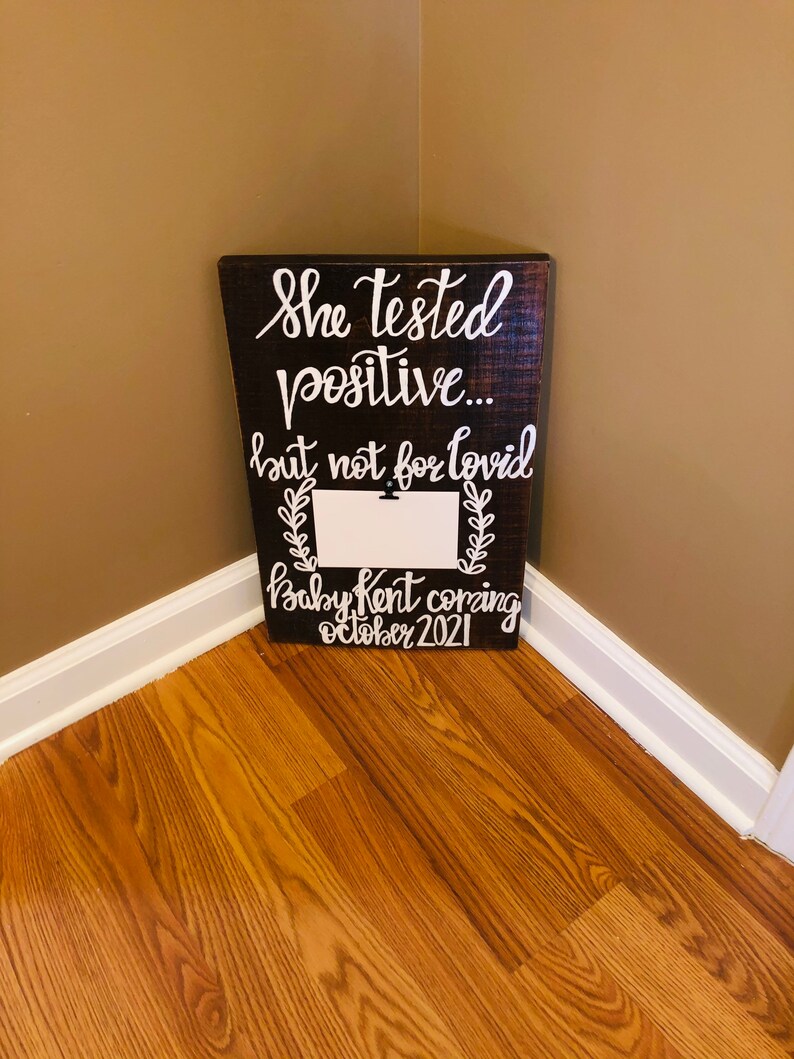Pregnancy Announcement Sign
