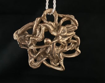 Mother of the Earth free form pendant
