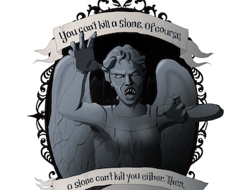 Weeping Angel [Doctor Who] Print