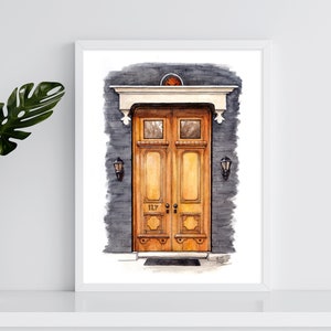 Troy Door [Watercolor Print]
