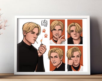 Andrew Minyard - Study [All for the Game] Prints