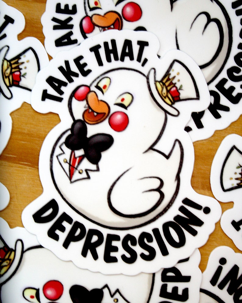 Take That, Depression! [hazbin Hotel] STICKERS - Etsy