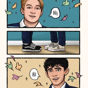 Hi! Hi! [heartstopper] PRINT - Etsy