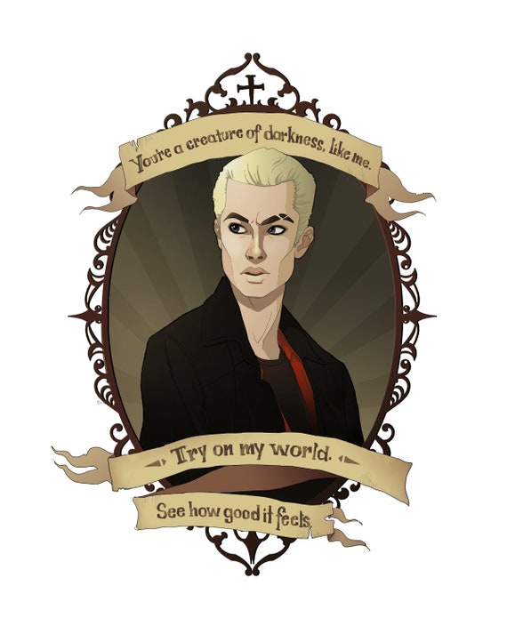 Spike [buffy the Vampire Slayer/angel] Print - Etsy