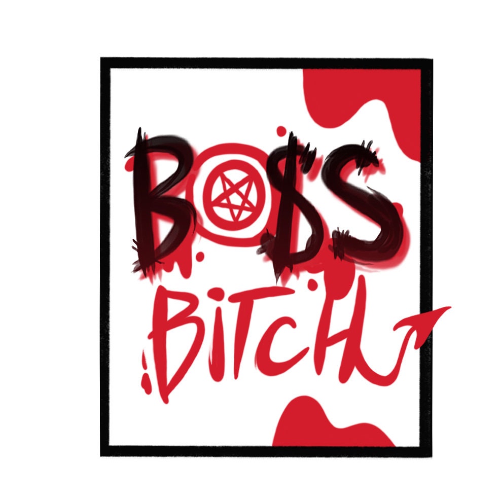 Boss B*tch - Blitzø [helluva Boss] STICKERS - Etsy