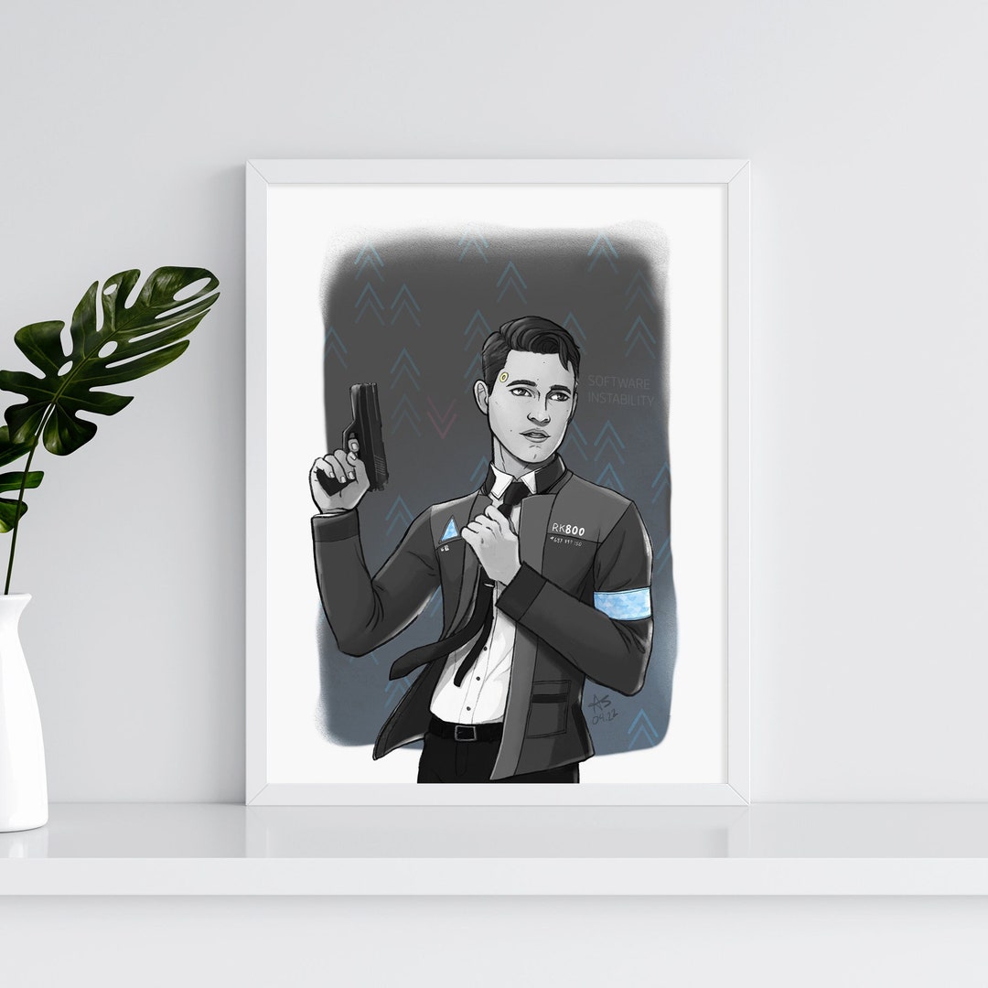 Connor RK800 [detroit: Become Human] Prints - Etsy