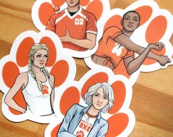 The Foxes - Paw [All for the Game] STICKERS