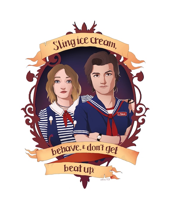 stranger things スティーブサインカードジョーキーリー