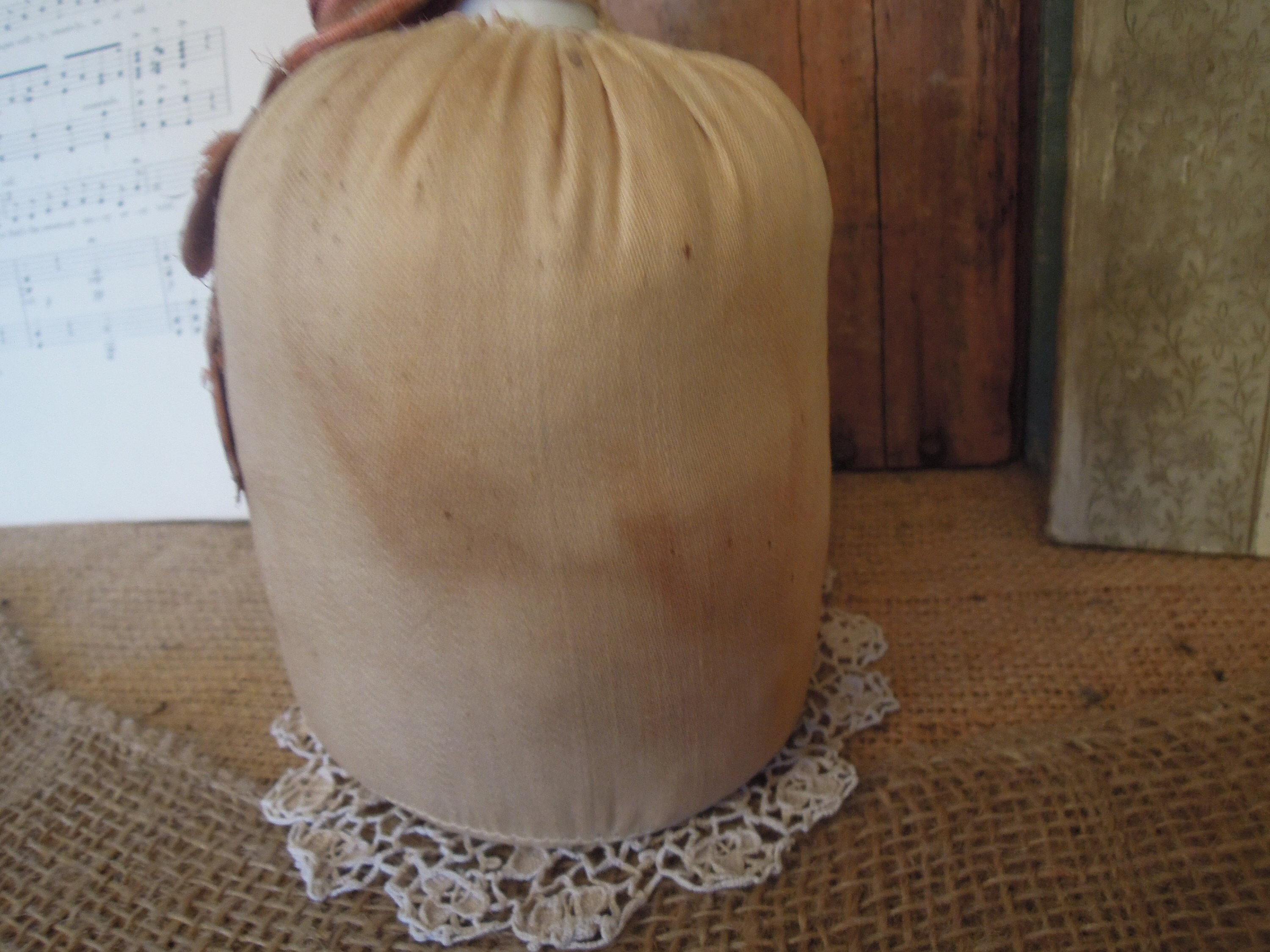 Vintage Porcelain Lady Pin Cushion / Half Doll German Bisque Etsy