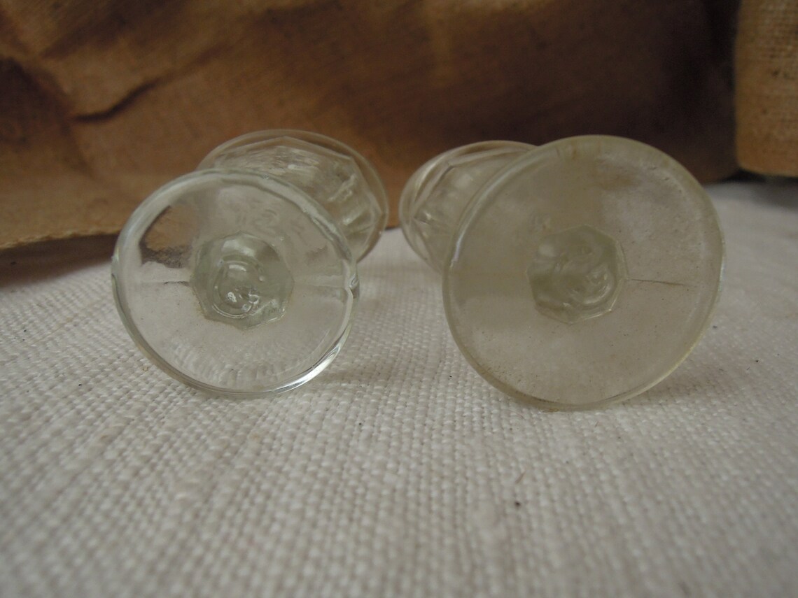 Vintage Clear Glass Eye Wash Cups / Antique Medical Glass Etsy