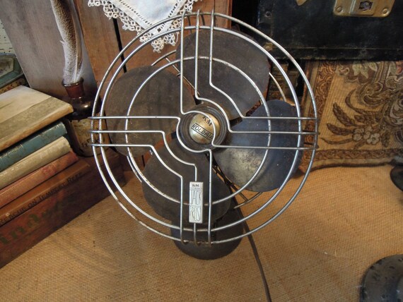 Vintage Desk Fan Knapps Monarch Koldair Industrial Etsy