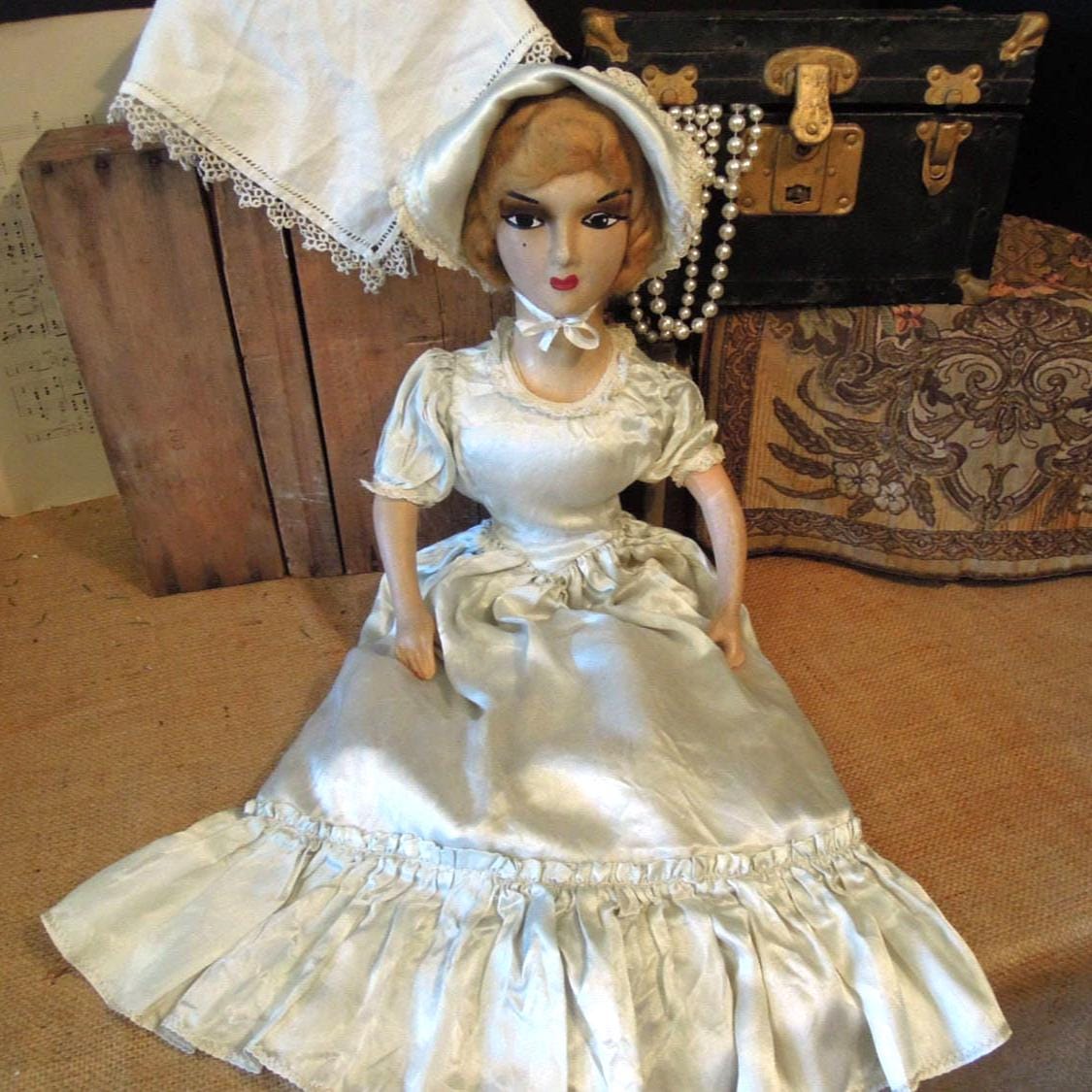 1920~30s？　アンティークドール 1920 Boudoir Doll - Etsy - Page 2