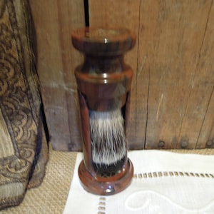 Vintage Shaving Brush / Fuller 1950's Barbers Shaving Brush / Badger Shaving Brush