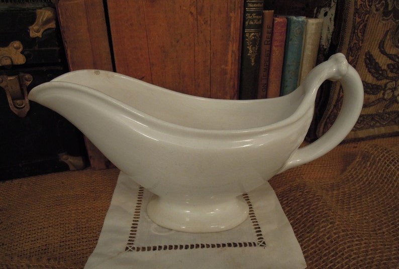 Vintage Ironstone Gravy Boat / K.T and K Ironstone Gravy / Etsy