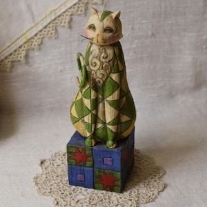 Jim Shore Felicity Cat - Etsy