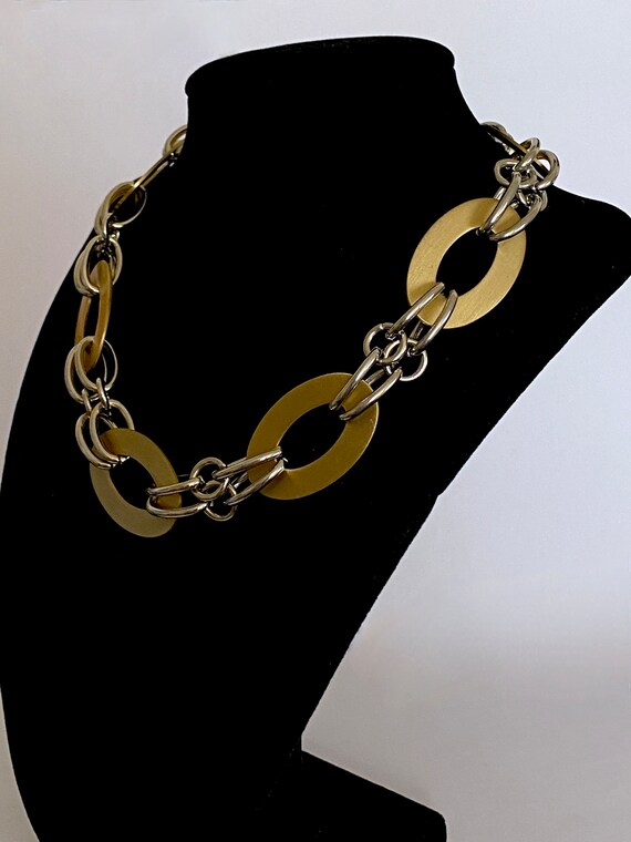 Vintage Premier Designs 16" Mixed Metals Necklace… - image 8