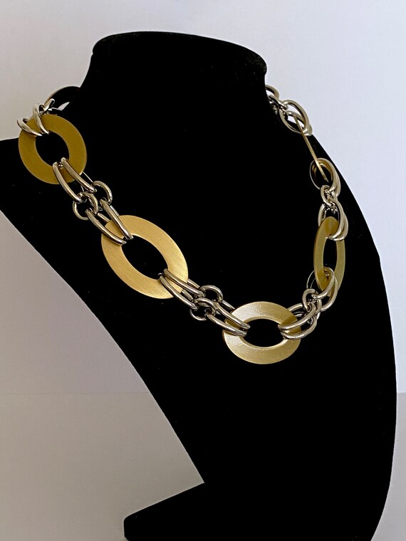 Vintage Premier Designs 16" Mixed Metals Necklace… - image 7